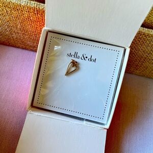 NIB Stella & Dot Heart Namesake Charm